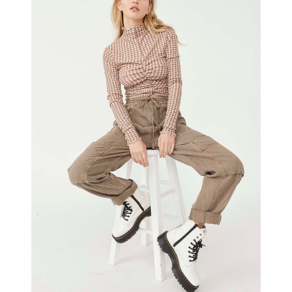 🎉LAST CHANCE🎉 NWT Free People Little Crush Long Sleeve / Cream Combo - Picture 2 of 7